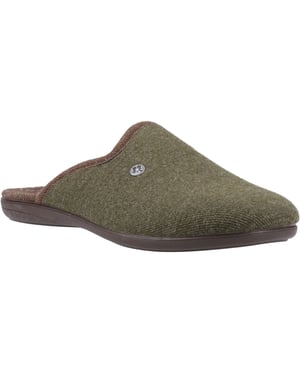 Cotswold Spelsbury Textiel Heren Khaki Muiltjes
