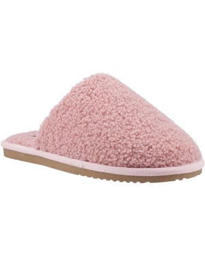 Hush Puppies Joanna Textiel Dames Roze Slippers