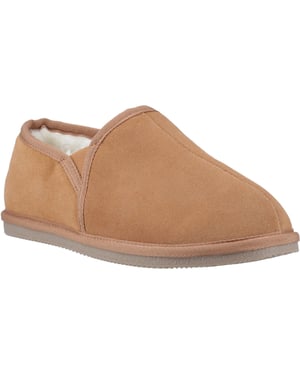 Hush Puppies Aryan Heren Pantoffels Van Suède In Bruin