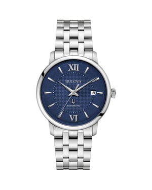 Bulova Hudson Heren Horloge Zilverkleurig 96B447