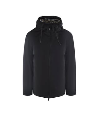 Aquascutum Active Shell Zwarte Parka Jas
