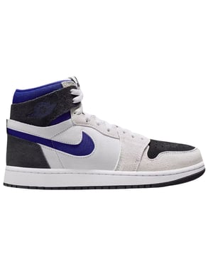 Nike Air Jordan 1 Zm Air Blue Detail Witte Sneakers
