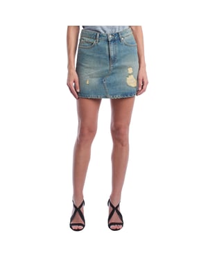 Juice Destroy WWSK00010 Dames denim rok