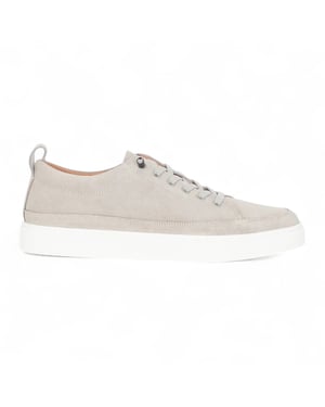 Justin Reess Grijze suède sneakers voor heren - Josh