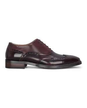Justin Reess Heren Wijnrode Patentleren Brogue Formele Schoenen - Harry