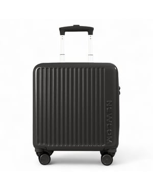 Harde koffer 44 x 22 x 38 cm Zwarte TSA-veilige bagagekoffer Geschikt voor Easyjet, Ryanair