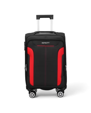Zachte handbagagekoffer 36,5 x 23,5 x 58 cm Nylon 900D Geschikt geïntegreerd slot voor Easyjet, Ryanair, Wizzair