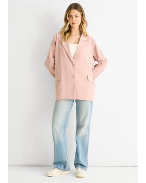 Blush Oversized Getailleerde Blazer