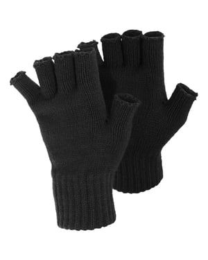 Floso Dames/vrouwen Winterfingerless Gloves (Zwart)