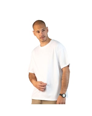 Herenoversized T-shirt met korte mouwen 3900