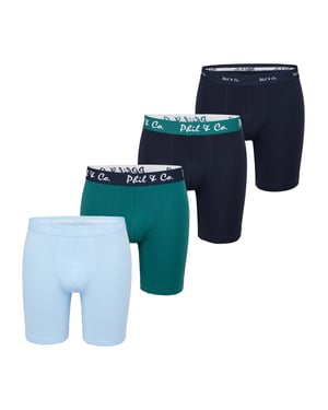 Retro Boxer Long Boxer 4-Pack