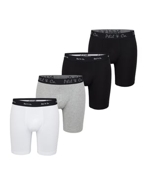 Retro Boxer Long Boxer 4-Pack