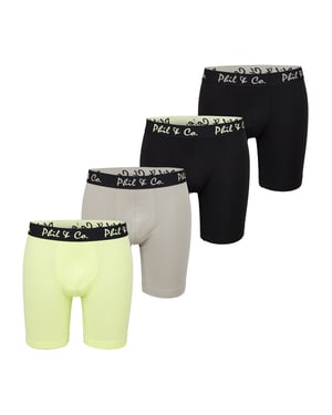 Retro Boxer Long Boxer 4-Pack