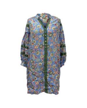 Diane von Furstenberg Jessica Haakwerk Randen Bloemenprint Mini Jurk In Multicolor Viscose