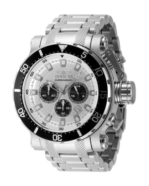 Invicta Coalition Forces 49223 Heren Horloge - Quartz Uurwerk - Roestvrij Staal met zilveren Wijzerplaat - 52mm