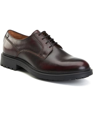 Base London Locke Leren Herenschoenen Bordo met Veters
