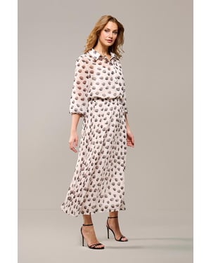 Nikita Plisse Rok Off White