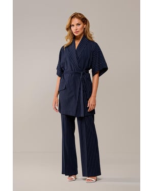 Roseline Blazer Navy / Off White
