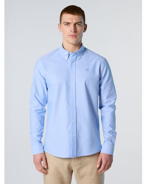 North Sails Overhemd Oxford met geborduurd logo