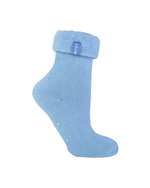 1 Pack Dames Zachte Pluche Gevoerde Slippersokken