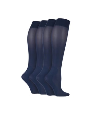 Unisex 4 Paar 40 Denier Gegradueerde Compressiekousen – Energizing Kousen