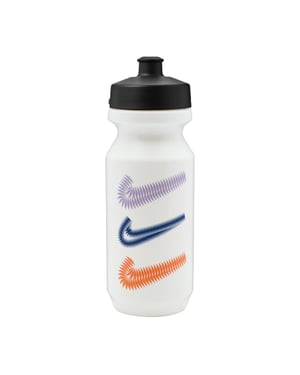 Nike Grote Mond Grafische Sportfles (Wit/zwart)