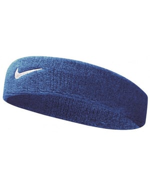 Nike Swoosh Hoofdband (Koningsblauw/Wit)