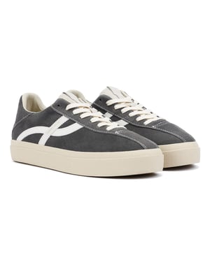 Pompeii Dart Heren Sneakers Van Suède In Het Grijs