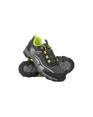 Mountain Warehouse Softshell wandelschoenen voor kinderen (Helder groen)