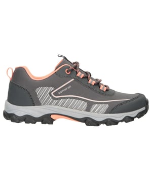 Mountain Warehouse Softshell wandelschoenen voor kinderen (Lichtgrijs)
