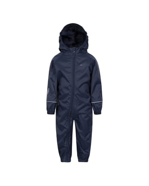Mountain Warehouse Waterdicht Regenpak voor Kinderen/Kinderen (Blauw)