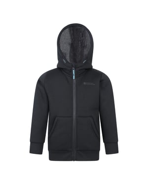 Mountain Warehouse Kinder/Kids Nordic II Full Zip Hoodie (Zwart)
