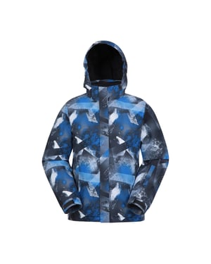 Mountain Warehouse Kinder/Kinder Mogal Geometrisch Ski-jack (Blauw)