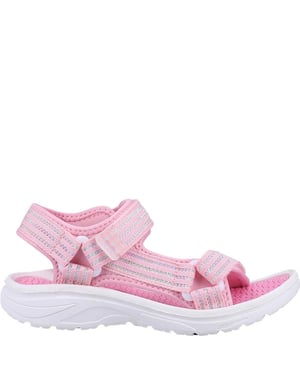 Cotswold Kinderen/Kinderen Bodiam Gerecycleerde Sandalen (Roze/Wit)