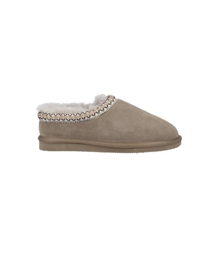 Cotswold Dames/Dames Foxmoor Suède Pantoffels (Taupe)