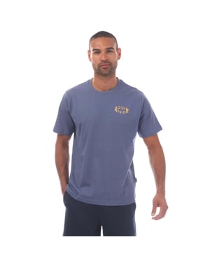 Nicce Heren Tanetta Logo T-Shirt (Blauw)