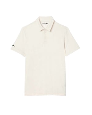 Lacoste Heren UV-bescherming Regular Golf Poloshirt (Crème)
