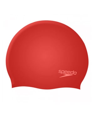 Speedo Kinderen/Kinderen Siliconen Badmuts (Rood)