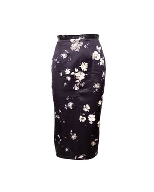 Roberto Cavalli Bloem Motief Rok - '00s