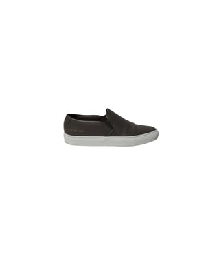 Common Projects Tournament Slip-On Sneakers in Grijs Leer