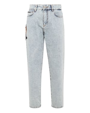 Jeans Mom Pasvorm Paisley
