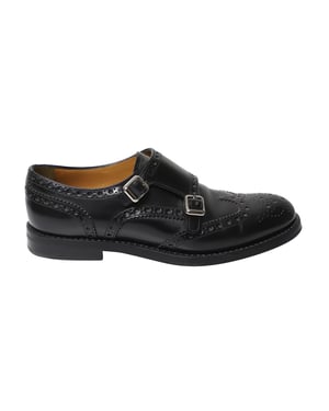 Church's Burwood Brogues met Nieten in Zwart Leer