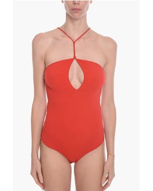 Kasjmiermix GAUGE body met blote rug in rood