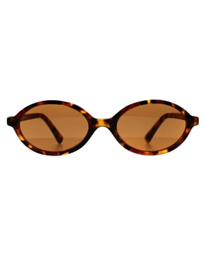 Miu Miu MU04ZS 19P2Z1 licht havana bruin zonnebril