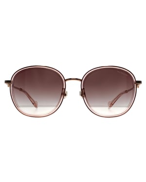 Moncler ML0111-K 33U rosÃ©goud roze gradiÃ«nt zonnebril