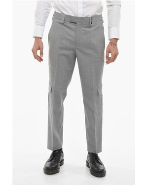 NATE Cargobroek met Skinny Fit in Grijs