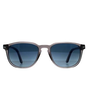 Persol PO3019S 1196S3 transparant grijs blauw gradiÃ«nt gepolariseerde zonnebril
