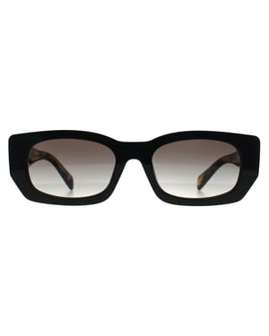 Prada PRB05S 3890A7 zwart & havana grijs gradiÃ«nt zonnebril