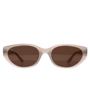 Ray-Ban RB4457D Bio Based 678673 gepolijste opaal beige donkerbruine zonnebril