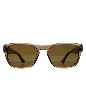 Persol PO3341S 120757 gestreept bruin groen bruin gepolariseerde zonnebril